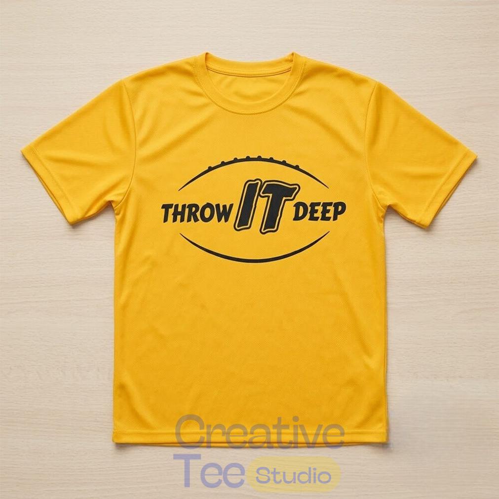 Charlie Kirk Throw It Deep T-Shirt