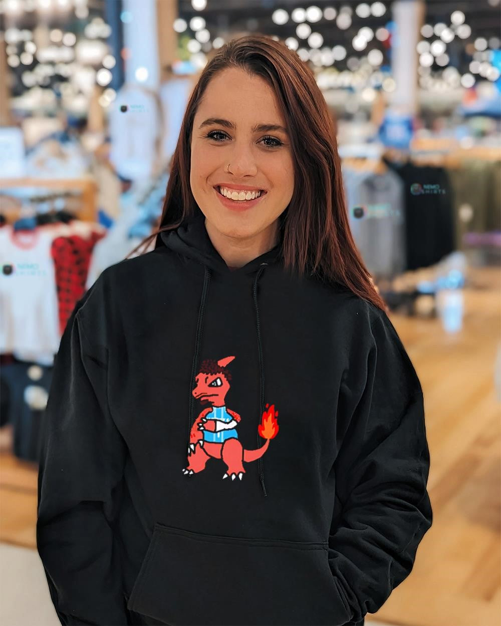 Charmelo Ball Dragon Charlotte Hornets basketball graphic shirt
