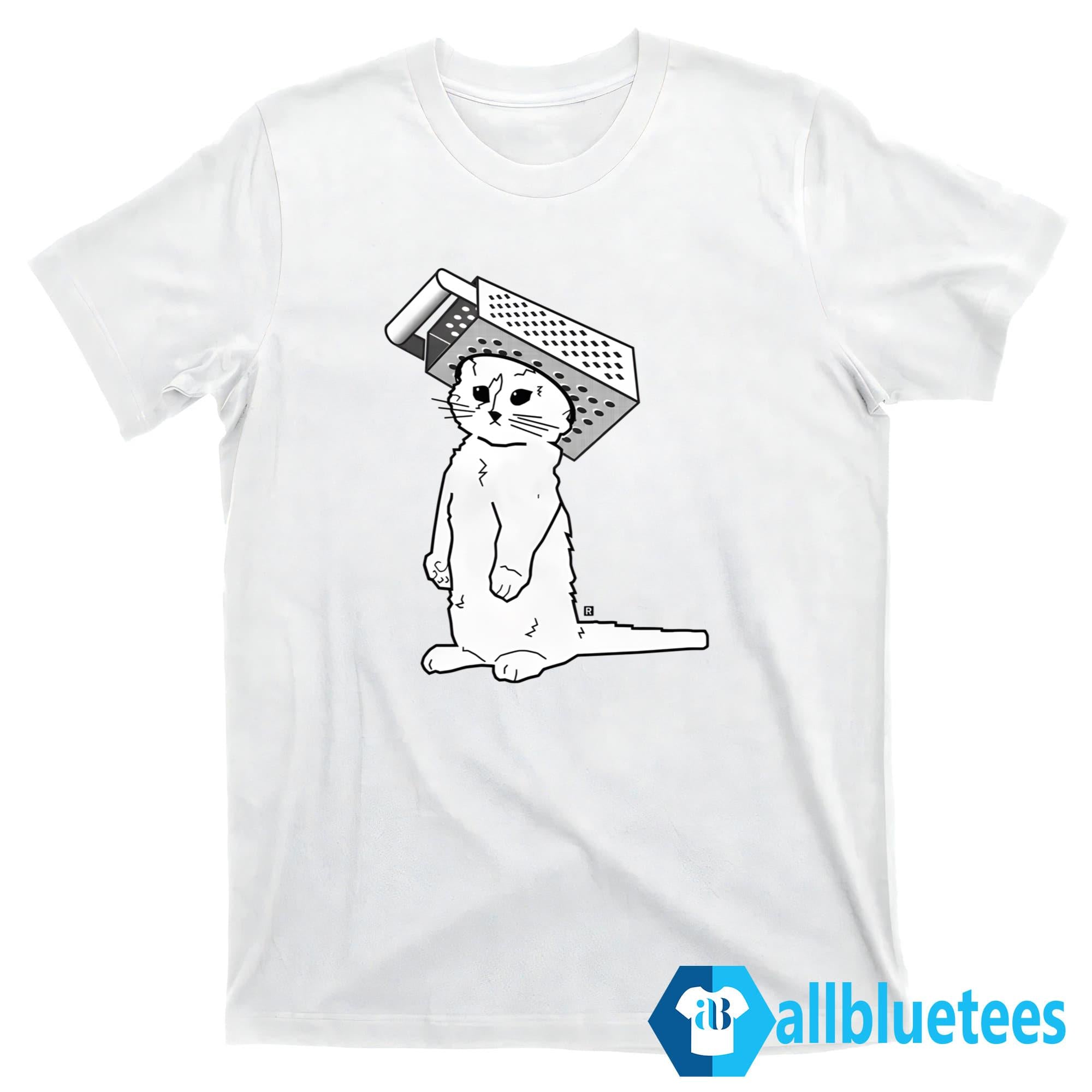Cheese Grater Cat Shirt
