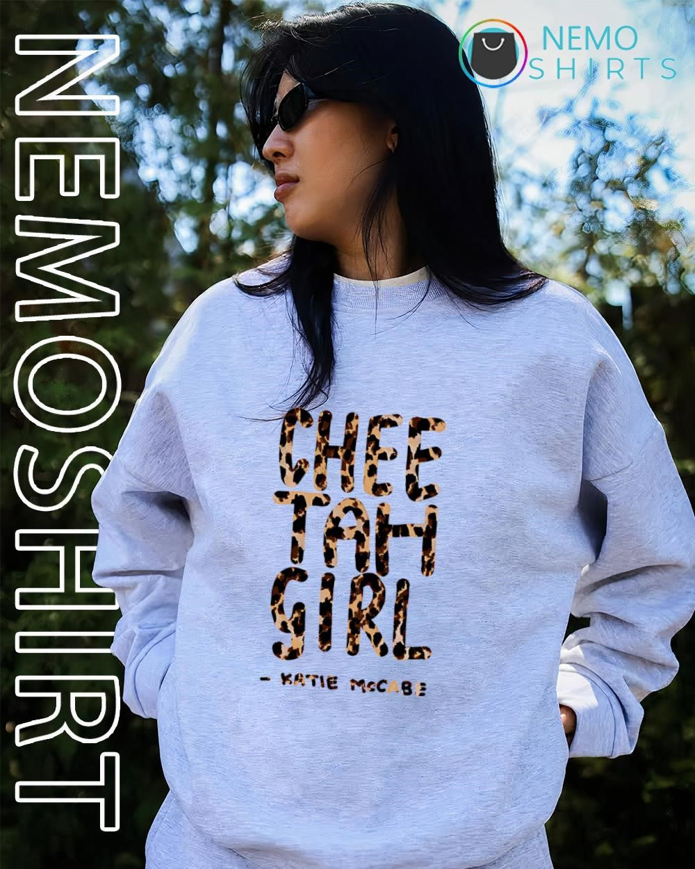Cheetah Girl Katie McCabe graphic shirt