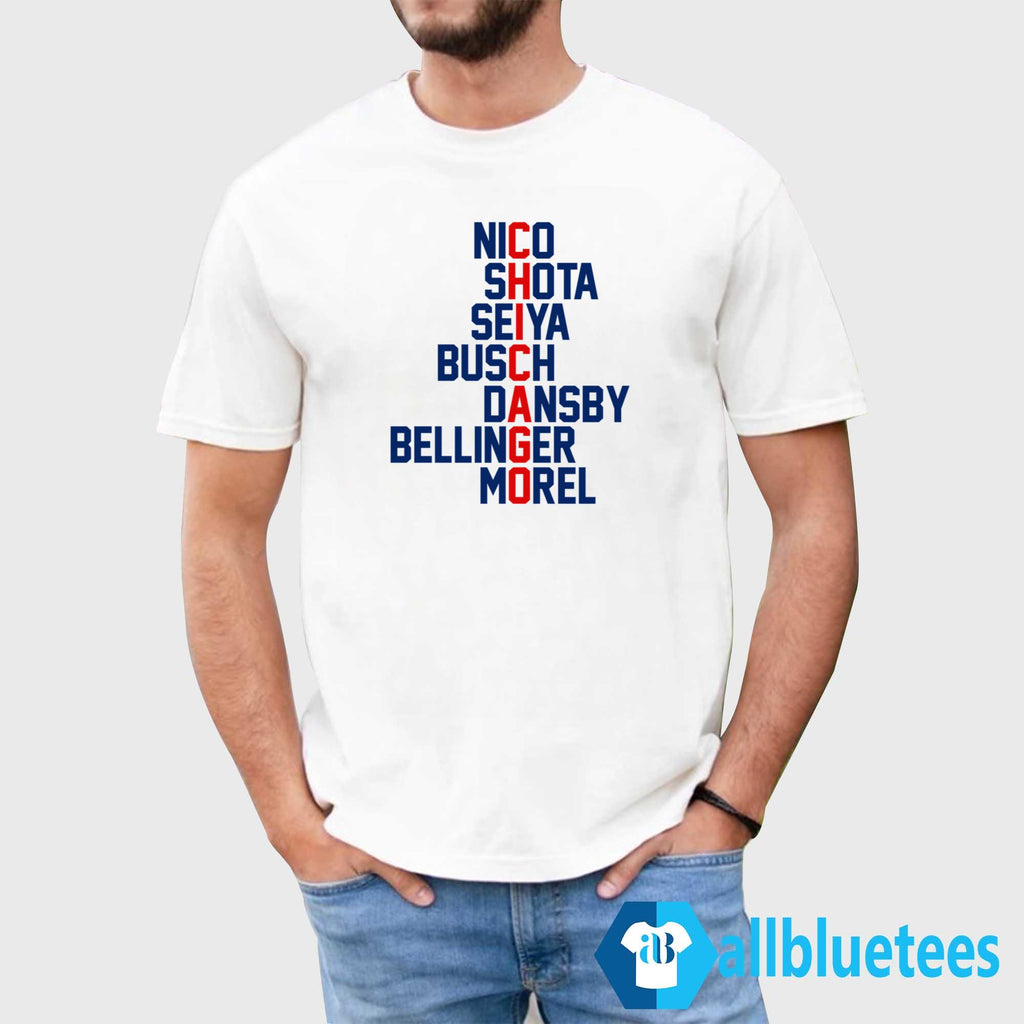 Chicago 2024 Nico Shota Seiya Busch Dansby Bellinger Morel Shirt