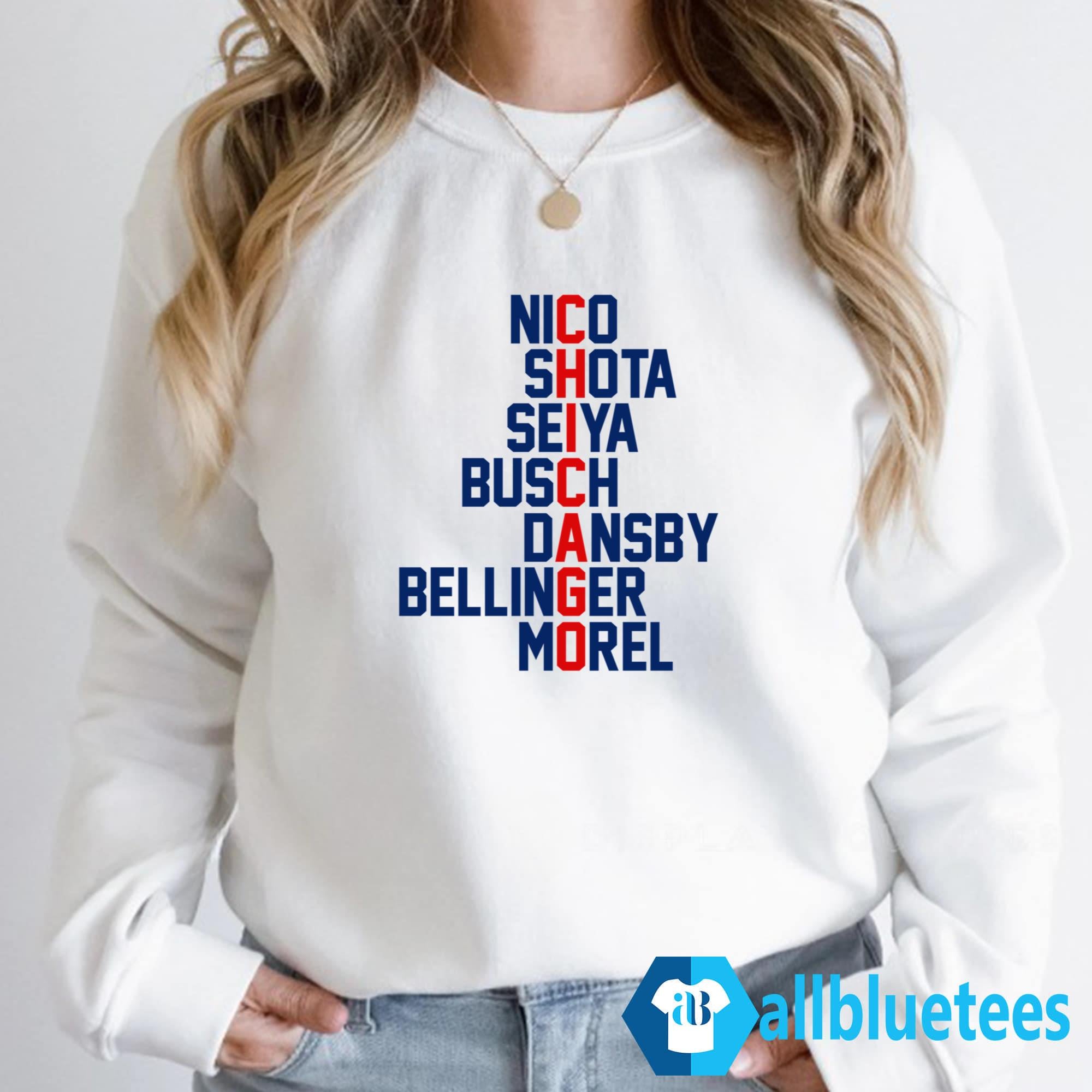 Chicago 2024 Nico Shota Seiya Busch Dansby Bellinger Morel Shirt