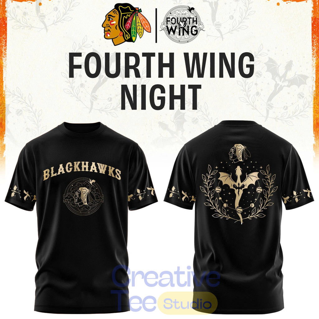 Chicago Blackhawks Fourth Wings Night Limited Edition Hoodie