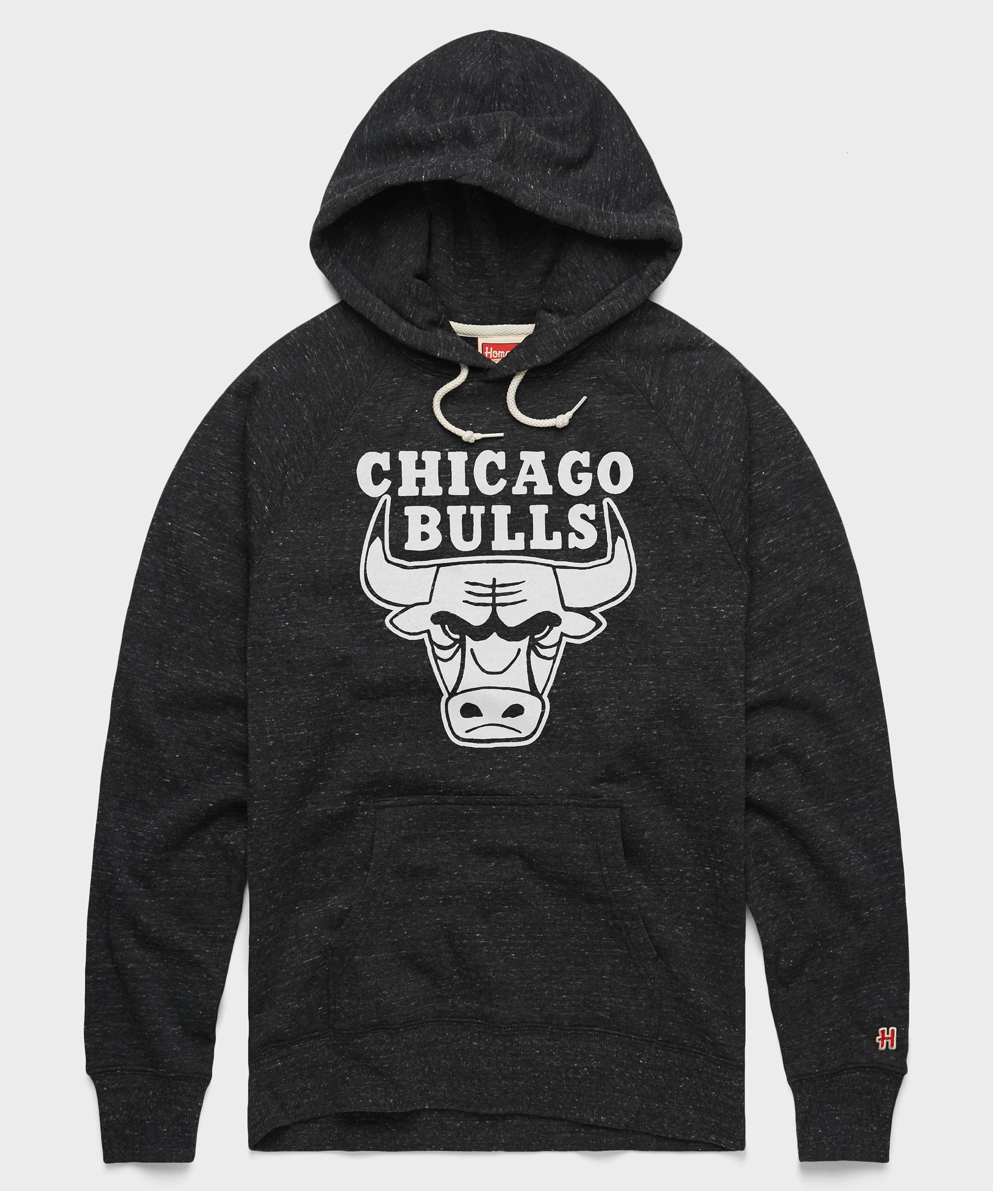 Chicago Bulls Blacktop Logo Hoodie