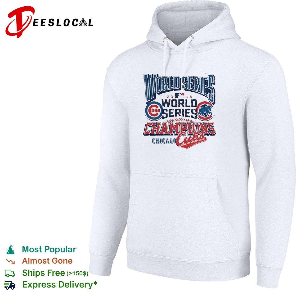 Chicago Cubs 2016 World Series champions baseball bear logo shirt