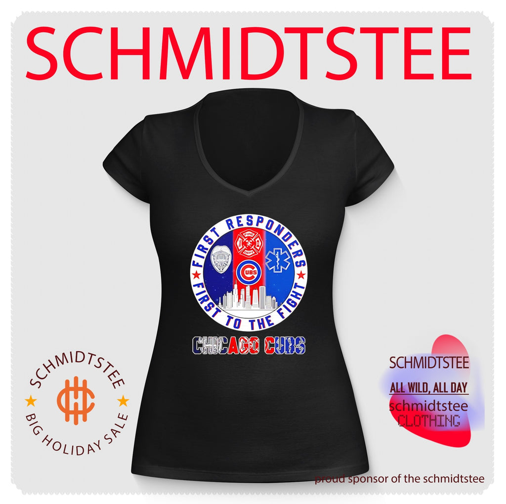 Chicago Cubs first responders first to the fight logo shirt