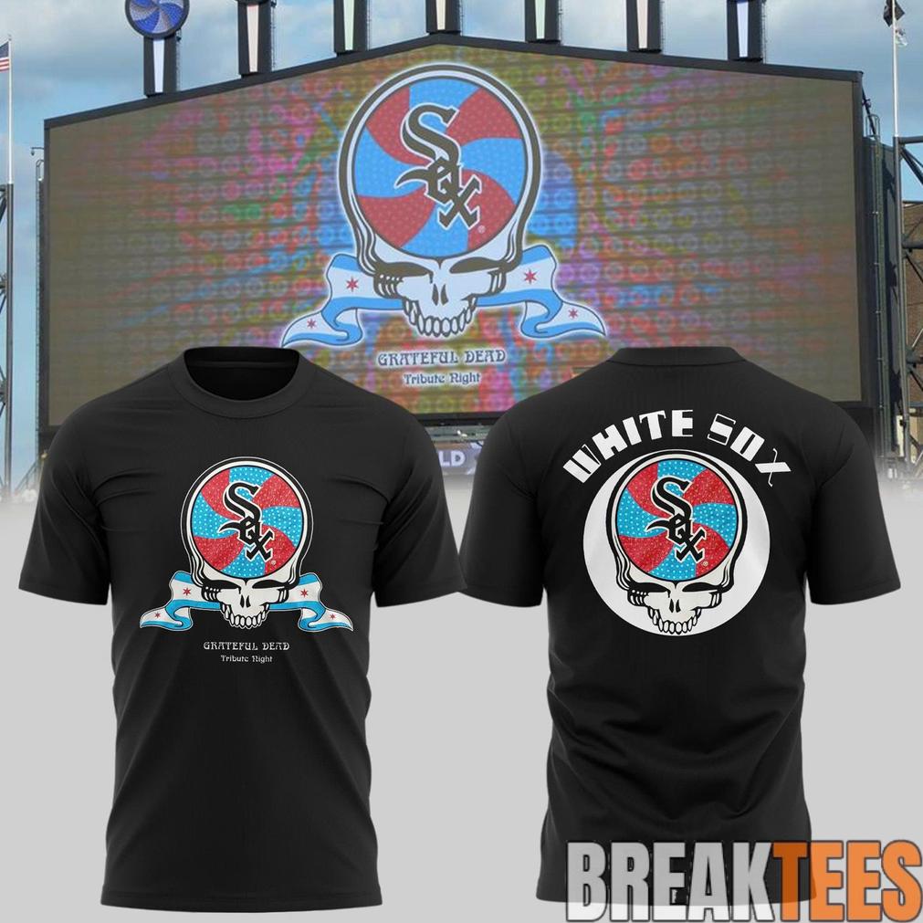 Chicago White Sox Grateful Dead Night Black Edition T-Shirt