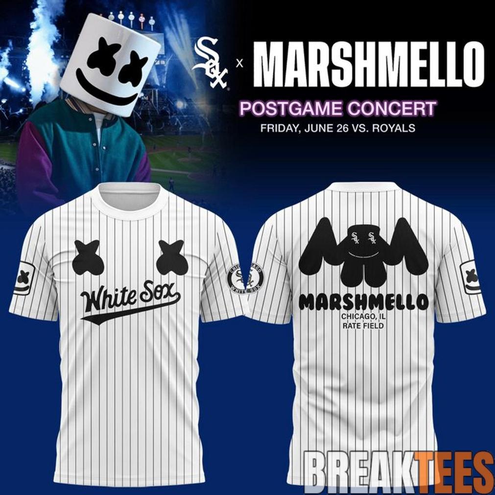 Chicago White Sox x Marshmello Postgame Concerts Tshirt