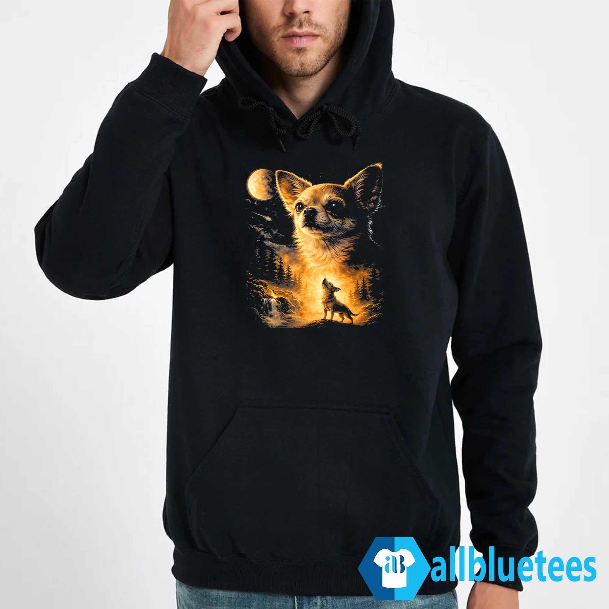 Chihuahua Howling To The Moon Shirt