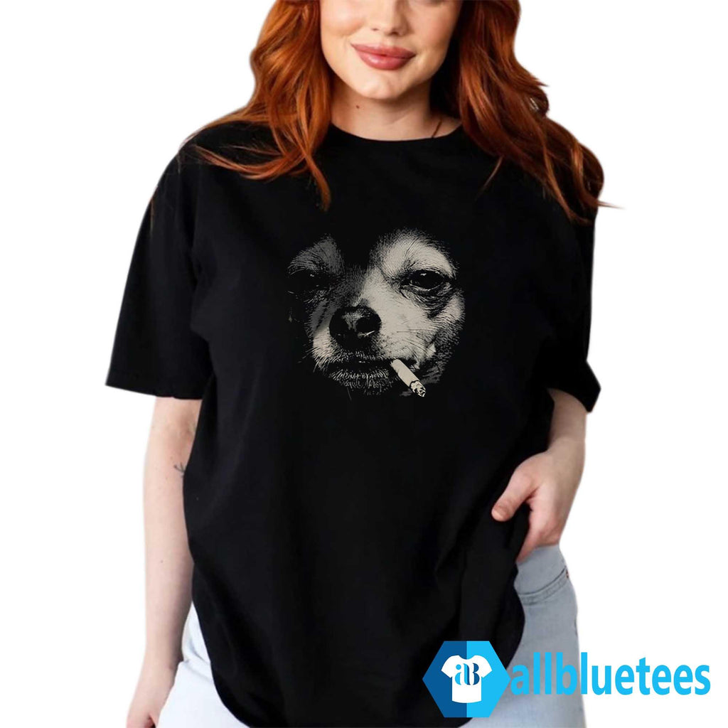 Chihuahua Smoking Shirt
