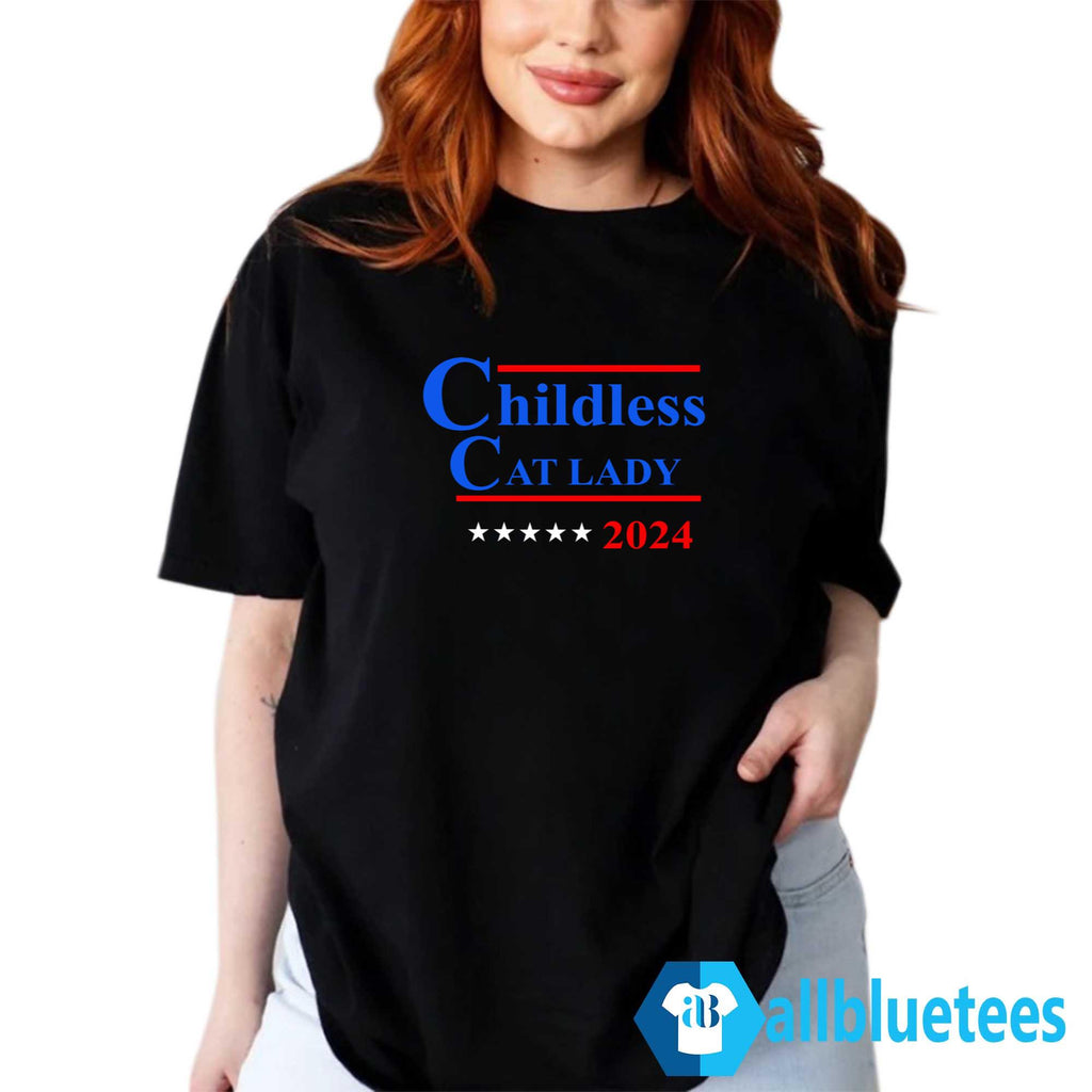 Childless Cat Lady 2024 Shirt