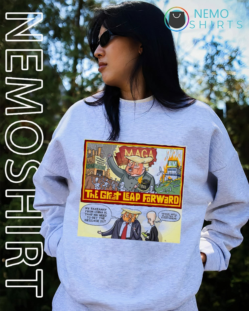China visit inspires Trump’s great leap forward shirt