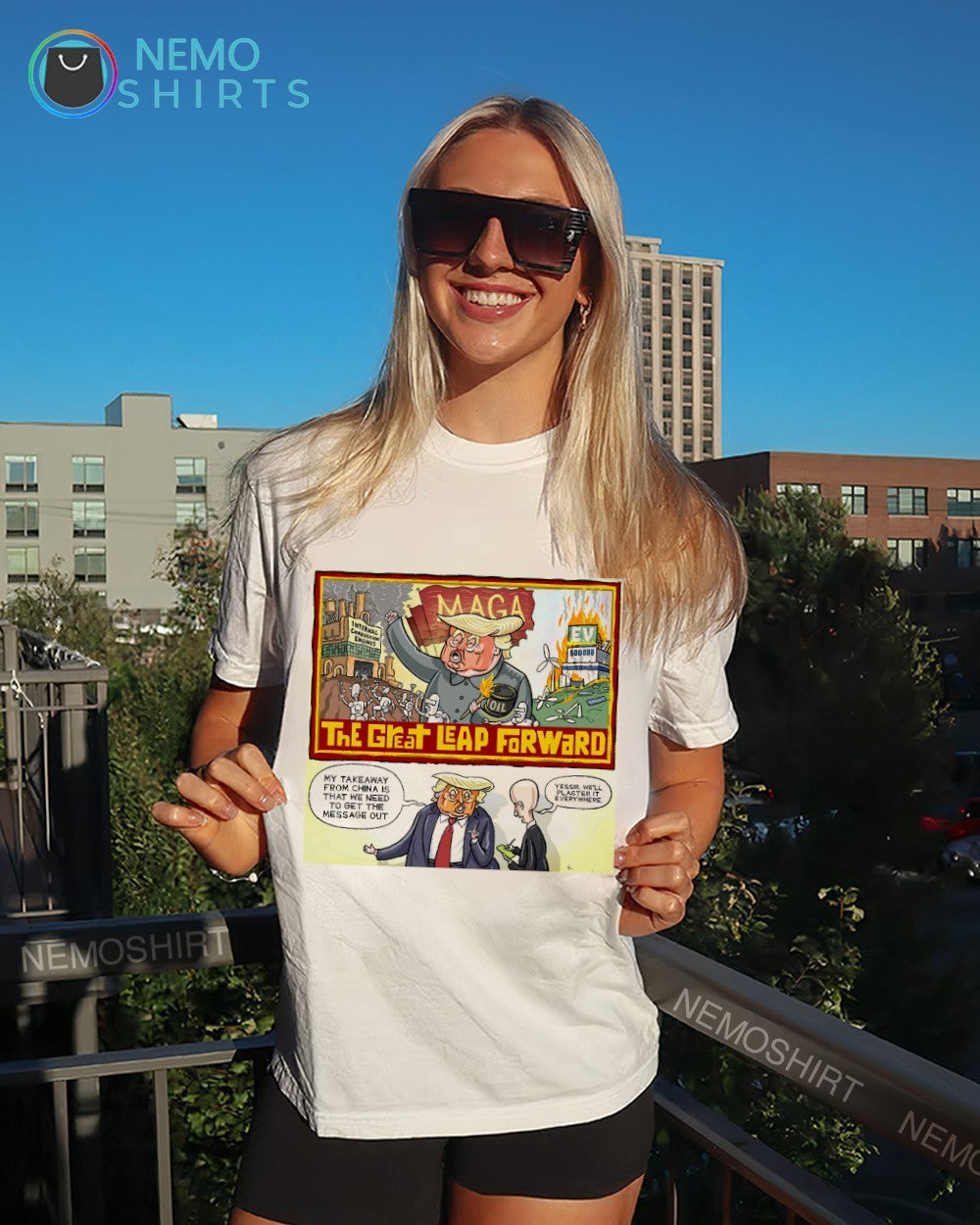China visit inspires Trump’s great leap forward shirt