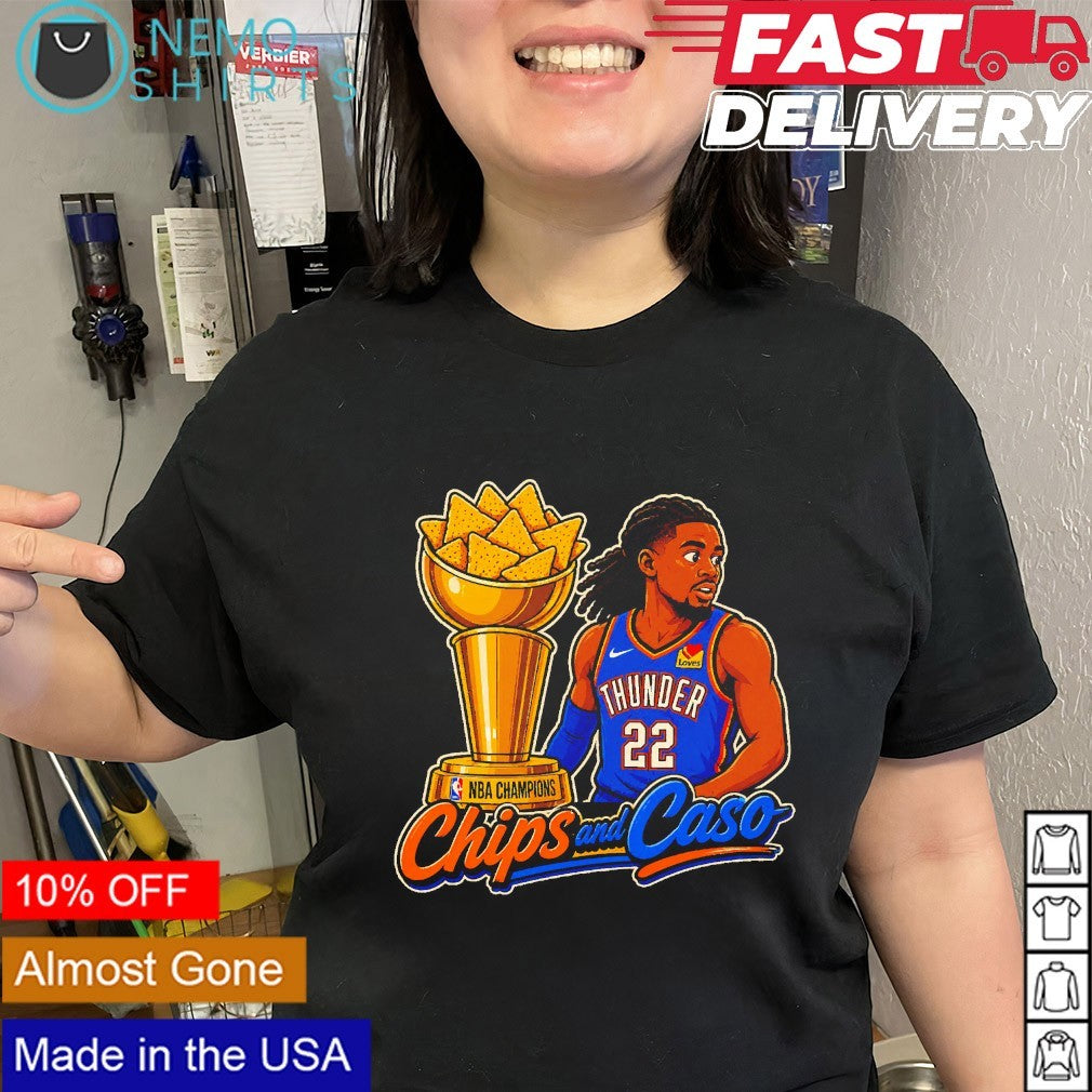 Chips and Caso Cason Wallace Oklahoma City Thunder shirt