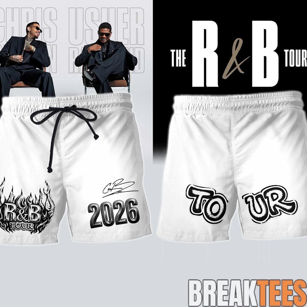 Chris Brown R&B Tour 2026 Jersey Shirt