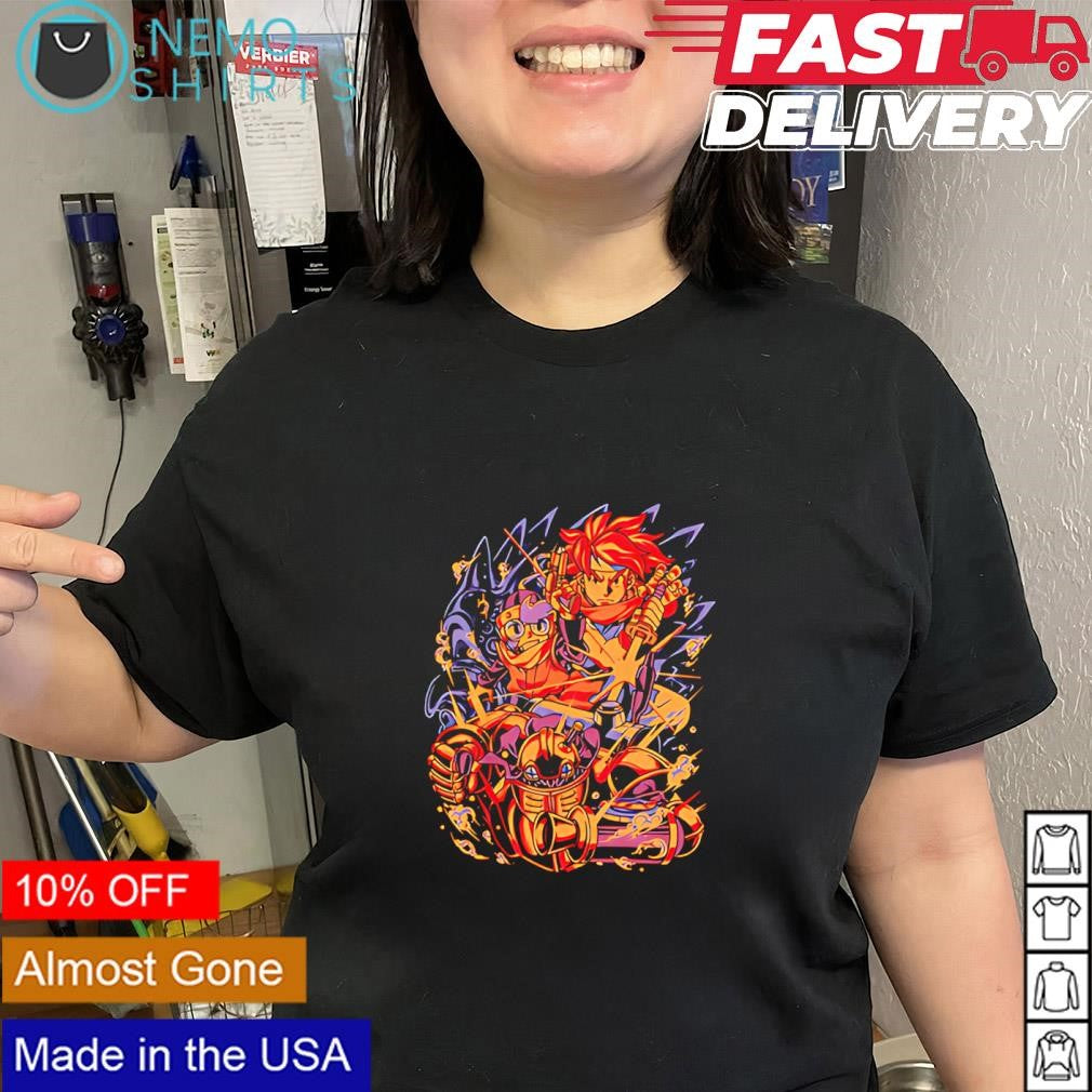 Chrono Trigger Chrono Squad Naruto graphic shirt