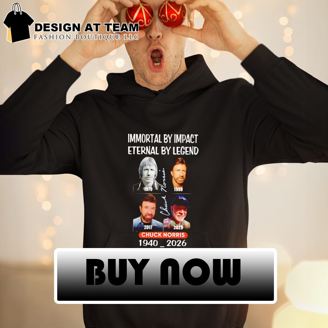 Chuck Norris Immortal By Impact Eternal By Legend 1940 2026 shirt