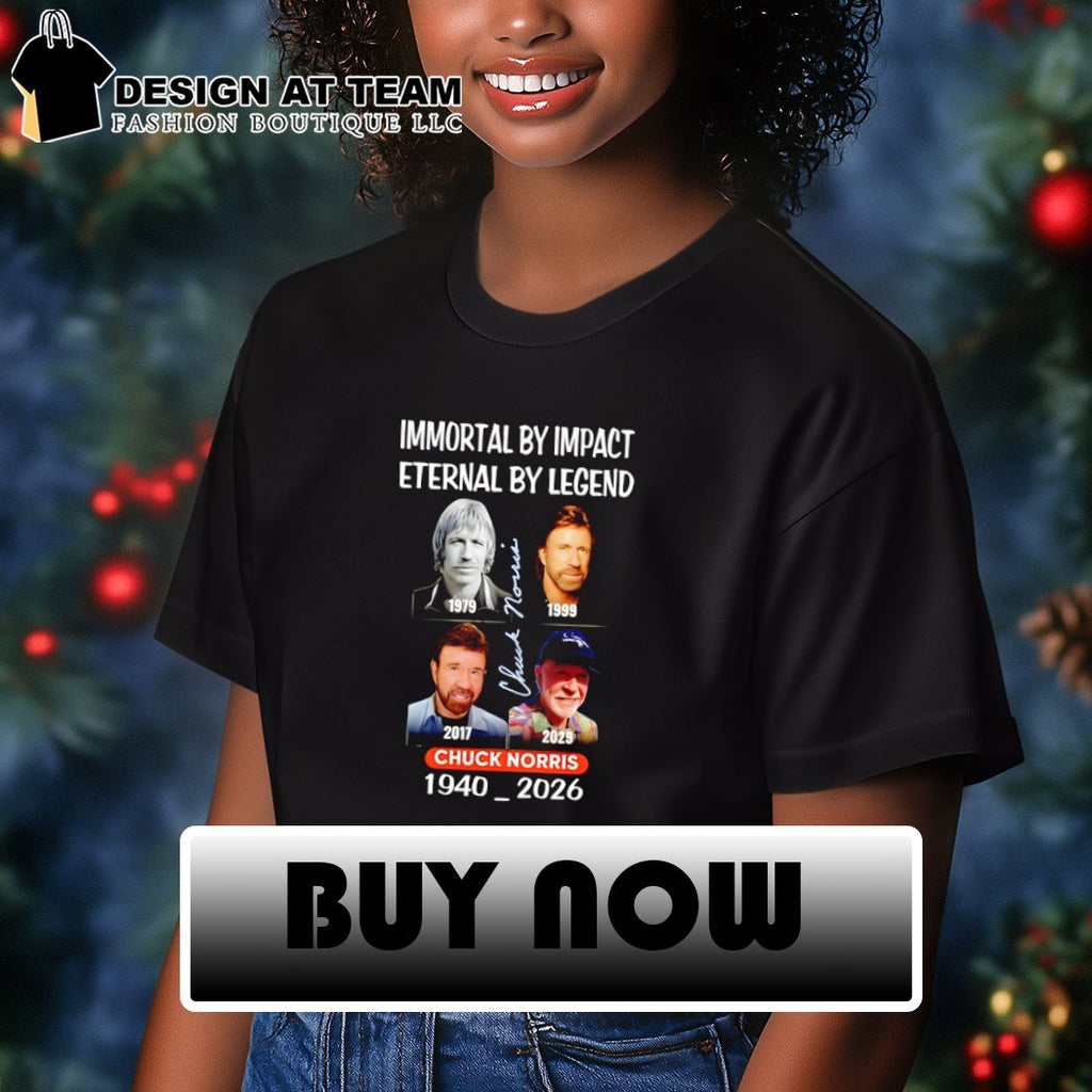 Chuck Norris Immortal By Impact Eternal By Legend 1940 2026 shirt