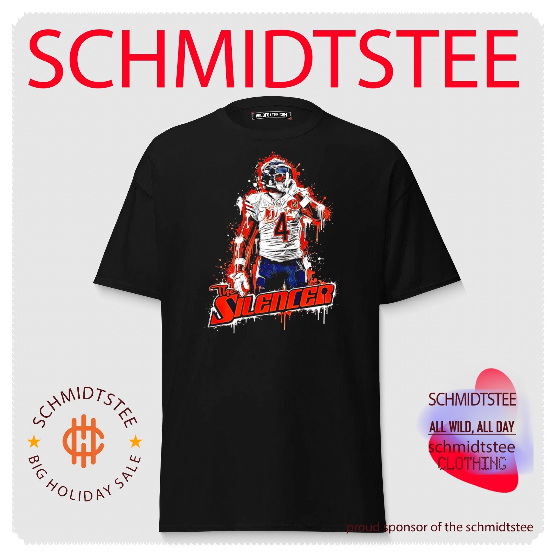 Cincinnati Bengals Sean Clifford The Silencer paint shirt