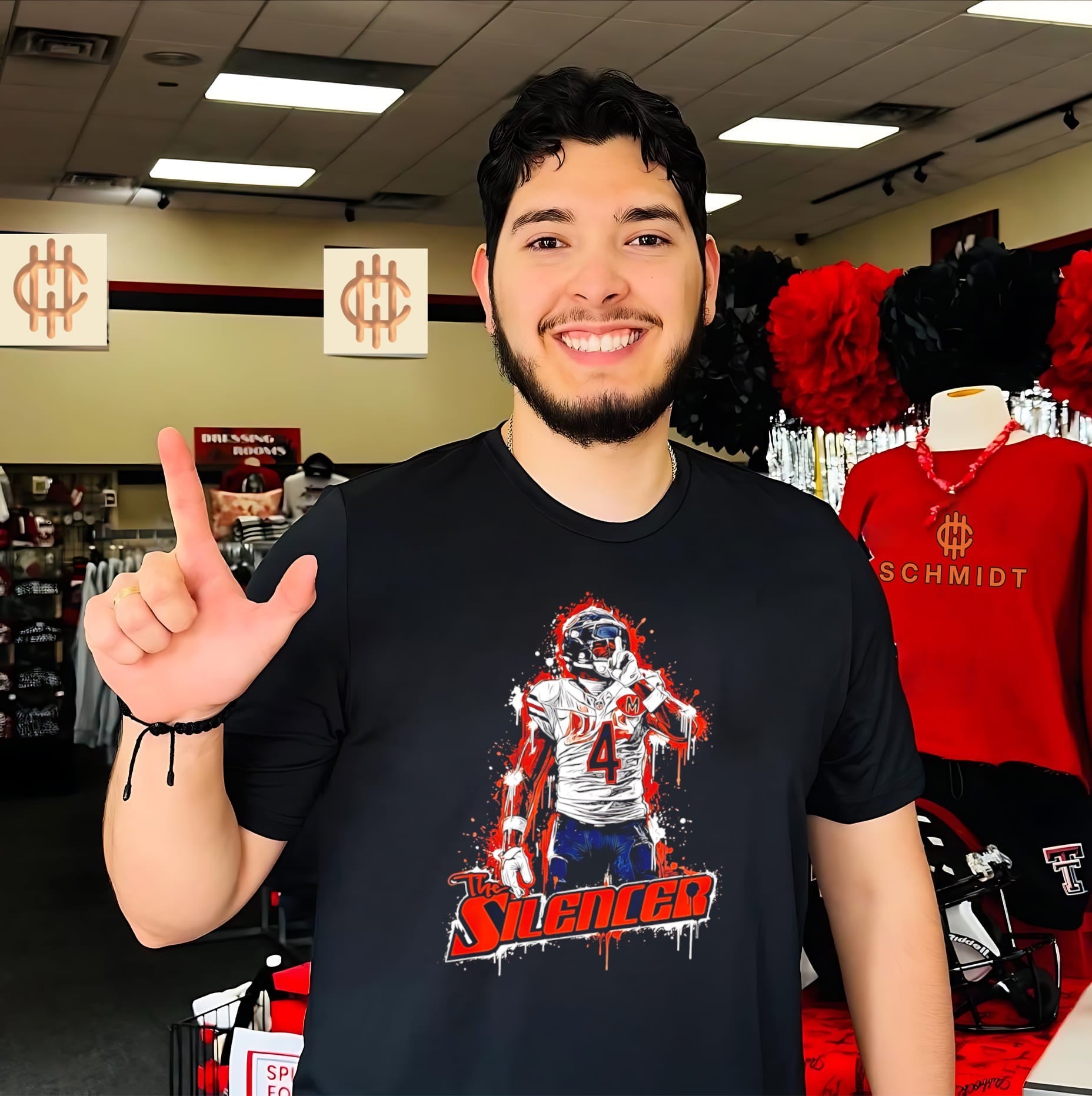 Cincinnati Bengals Sean Clifford The Silencer paint shirt