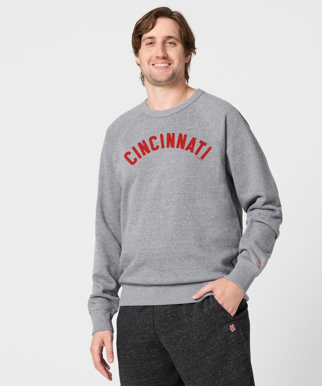 Cincinnati Reds Jersey Logo '67 Crewneck