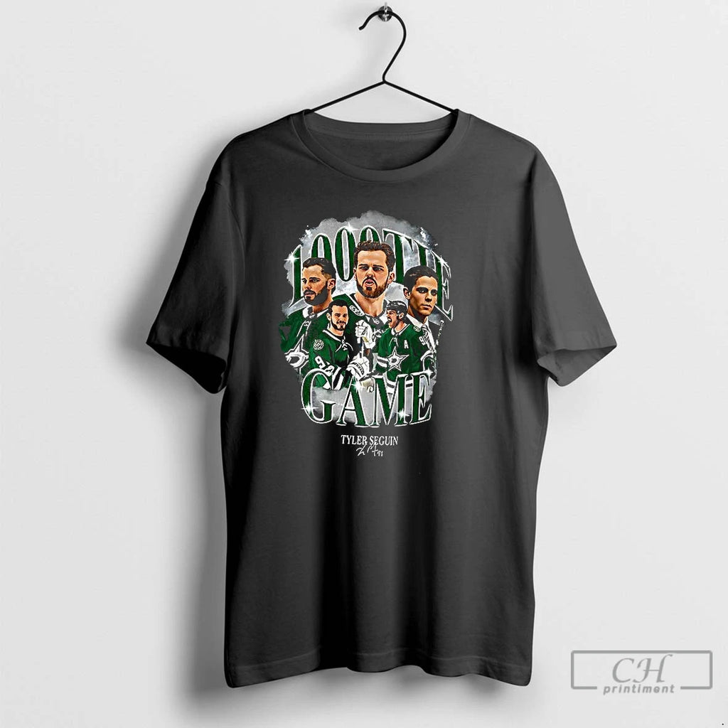 Classic 1000th Game Tyler Seguin Dallas Starts Signature T Shirts Hoodie Sweatshirt | PurePodTees.com