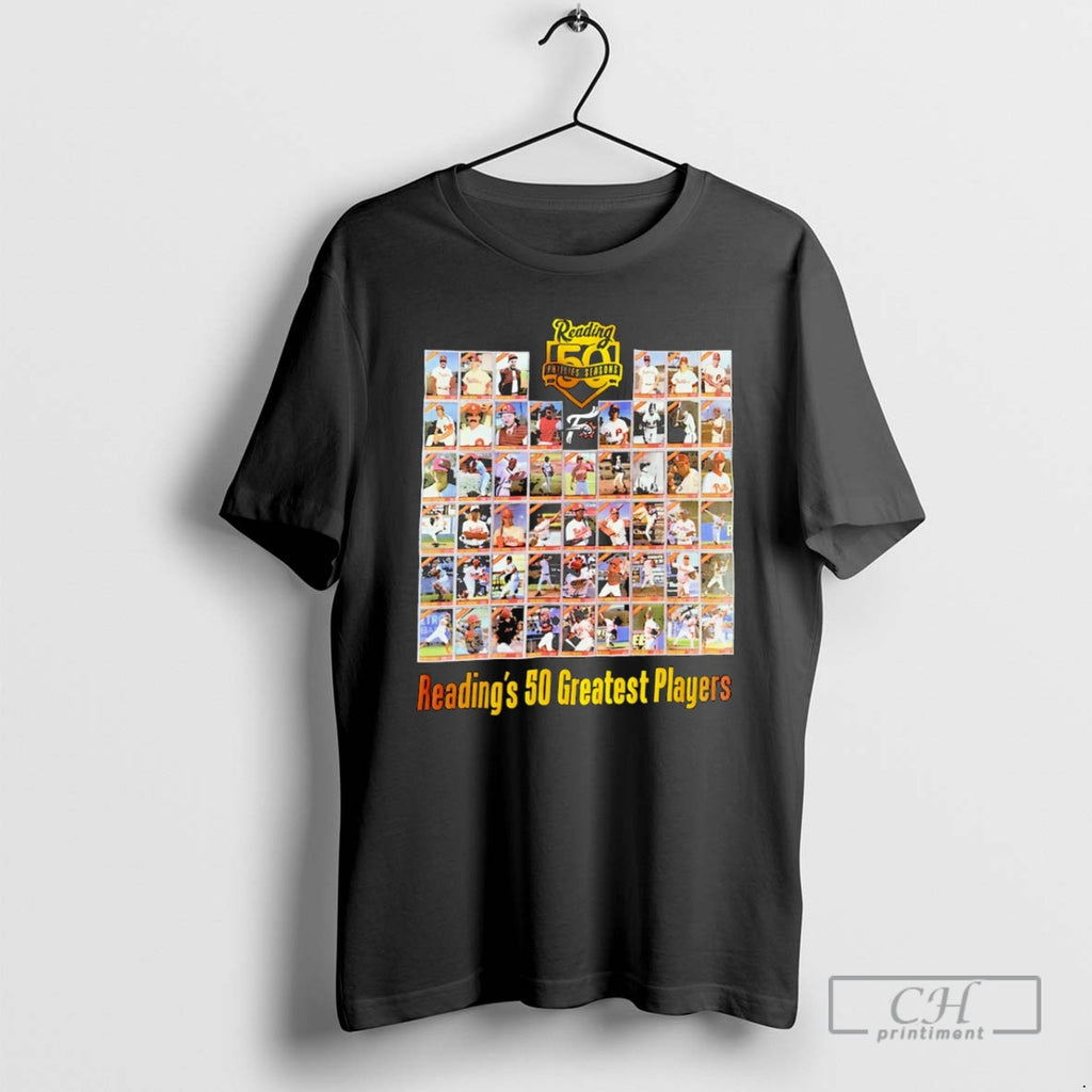 Classic 2015 Reading Phillies 50 Greatest Players Anniversary Mlb Shirt Sweater