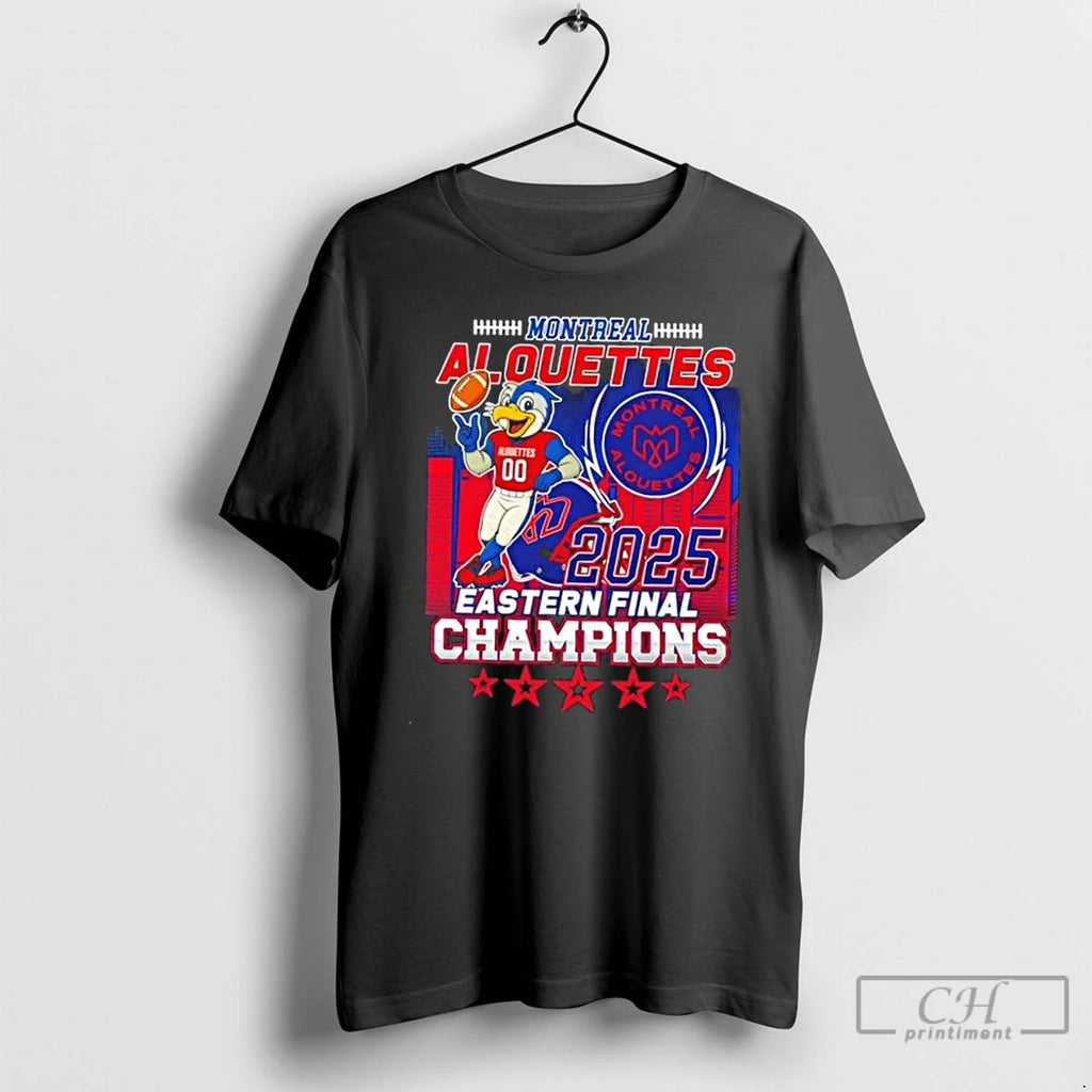 Classic 2025 Eastern Final Champions Montreal Alouettes Mascot Shirt Hoodie Sweatshirt | PurePodTees.com