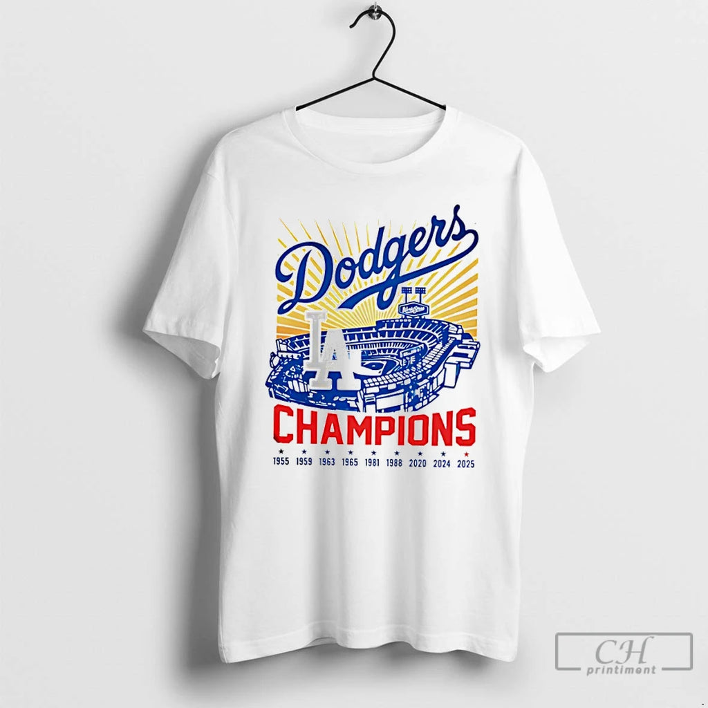 Classic 2025 La Baseball World Series Champion 9 Time T Shirts Hoodie Sweatshirt | PurePodTees.com