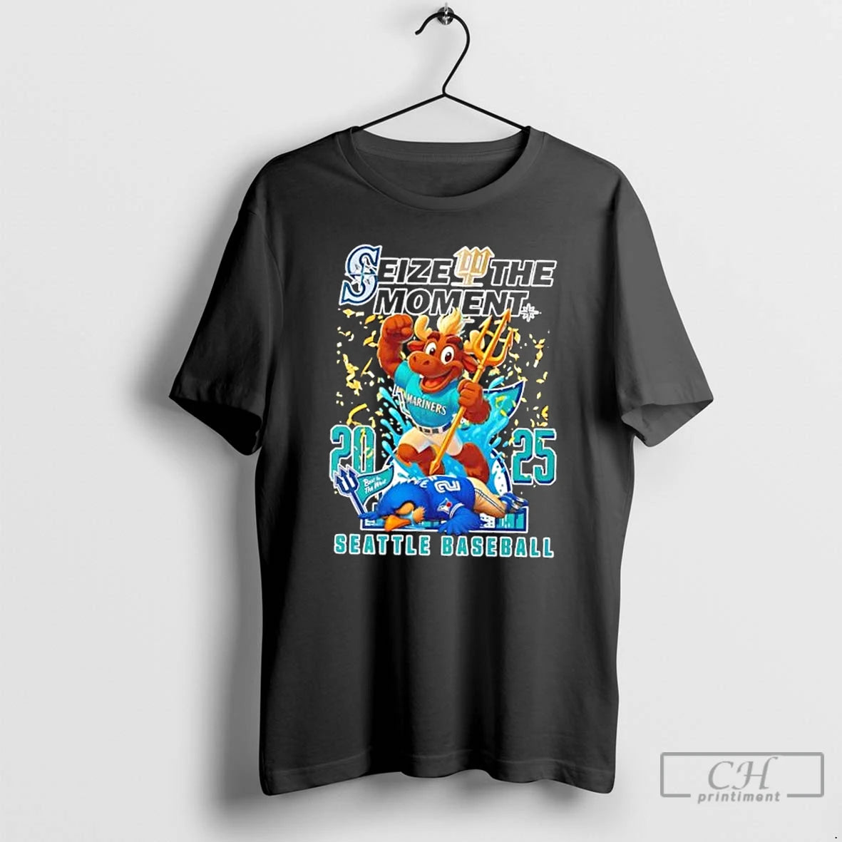 Classic 2025 Seize The Moment Seattle Mariners Win Toronto Blue Jays Lose Baseball T Shirts Hoodie Sweatshirt