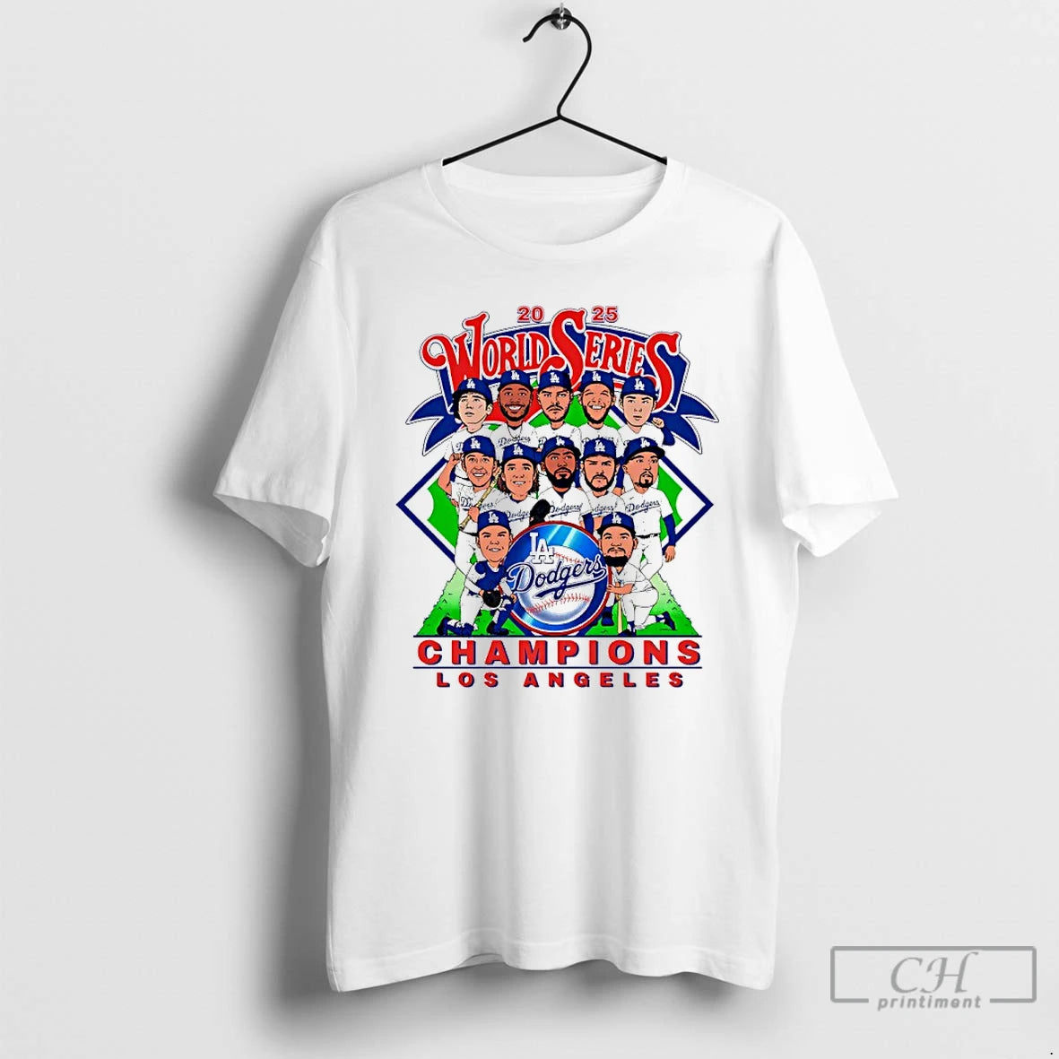 Classic 2025 World Series Champions Los Angeles Dodgers Champions T Shirts Hoodie Sweatshirt | PurePodTees.com