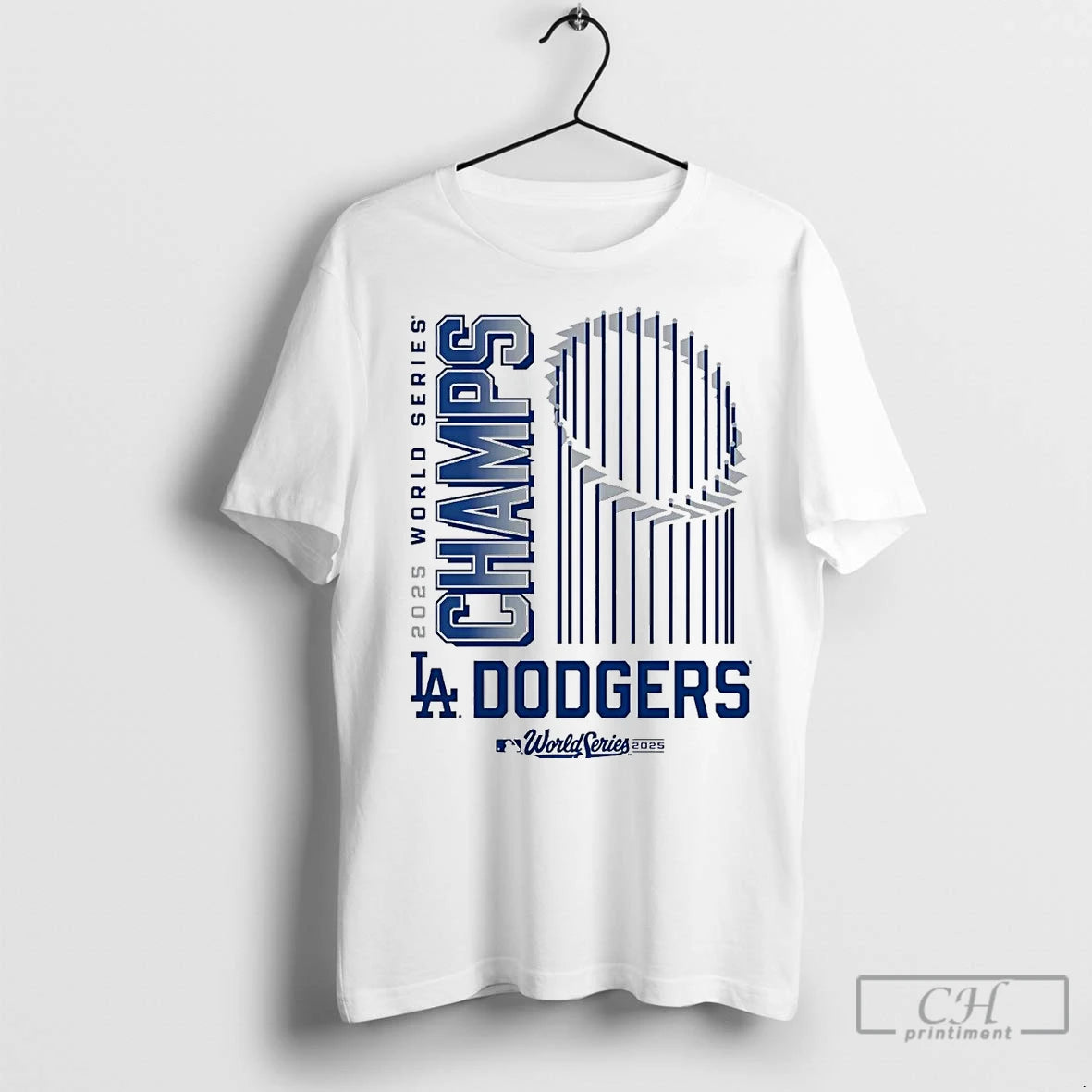 Classic 2025 World Series Champions Los Angeles Dodgers Trophy Shirt Hoodie Sweatshirt | PurePodTees.com