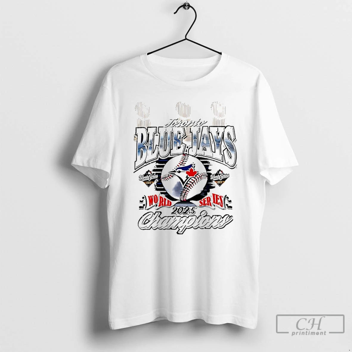 Classic 2025 World Series Champions Toronto Blue Jays Trophy T Shirts Hoodie Sweatshirt | PurePodTees.com