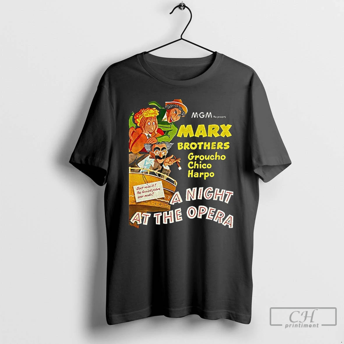 Classic A Night At The Opera Movie Marx Brothers T Shirts