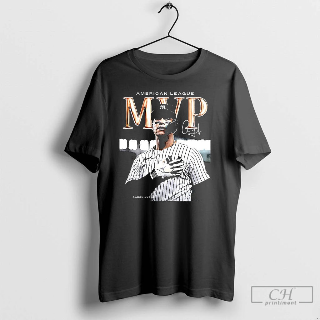 Classic Aaron Judge New York Yankees Baseball American League Mvp Signature Shirt Hoodie Sweatshirt | PurePodTees.com
