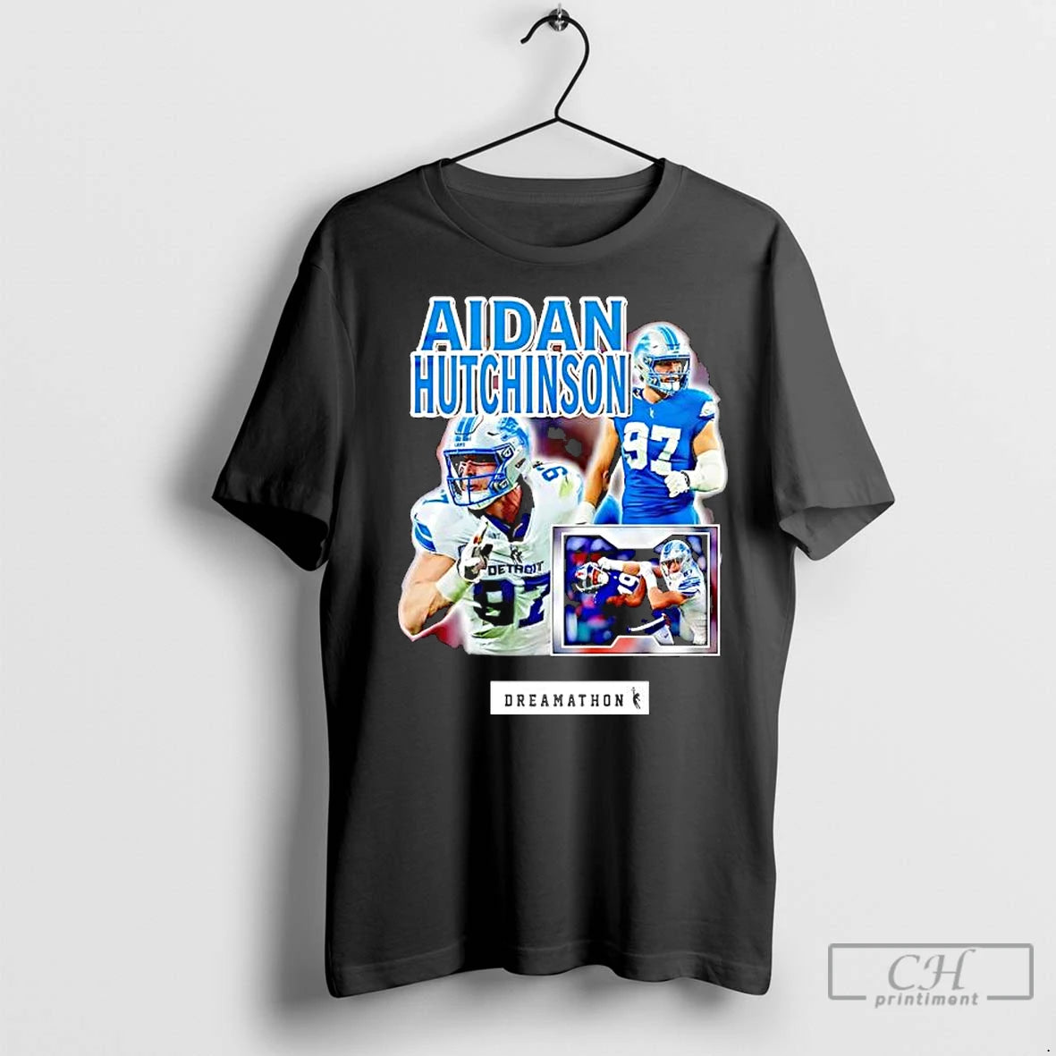 Classic Aidan Hutchinson Nfls Detroit Lions Graphic Featuring