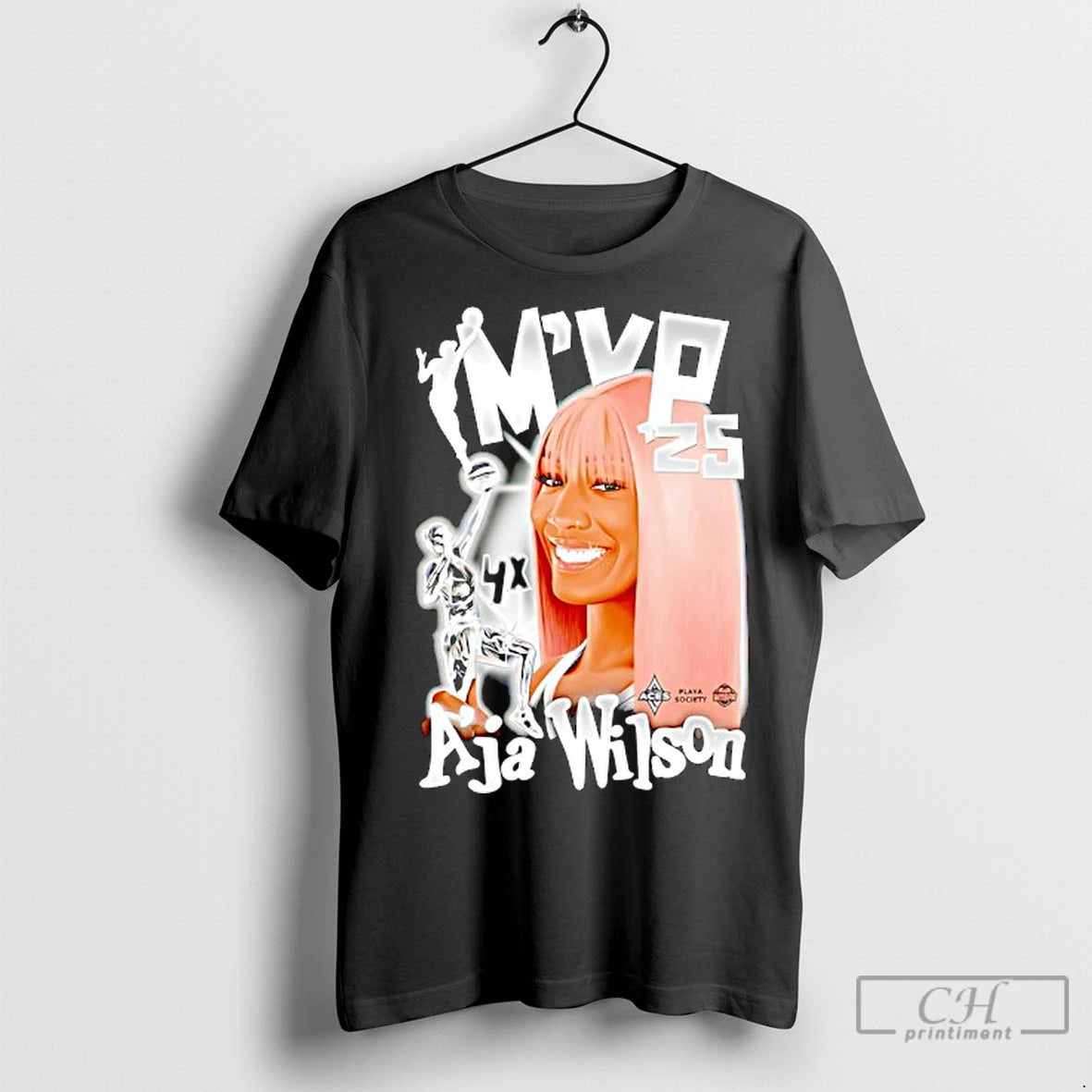Classic Aja Wilson Mvp Las Vegas Aces Basketball 2025 Shirt Hoodie Sweatshirt | PurePodTees.com