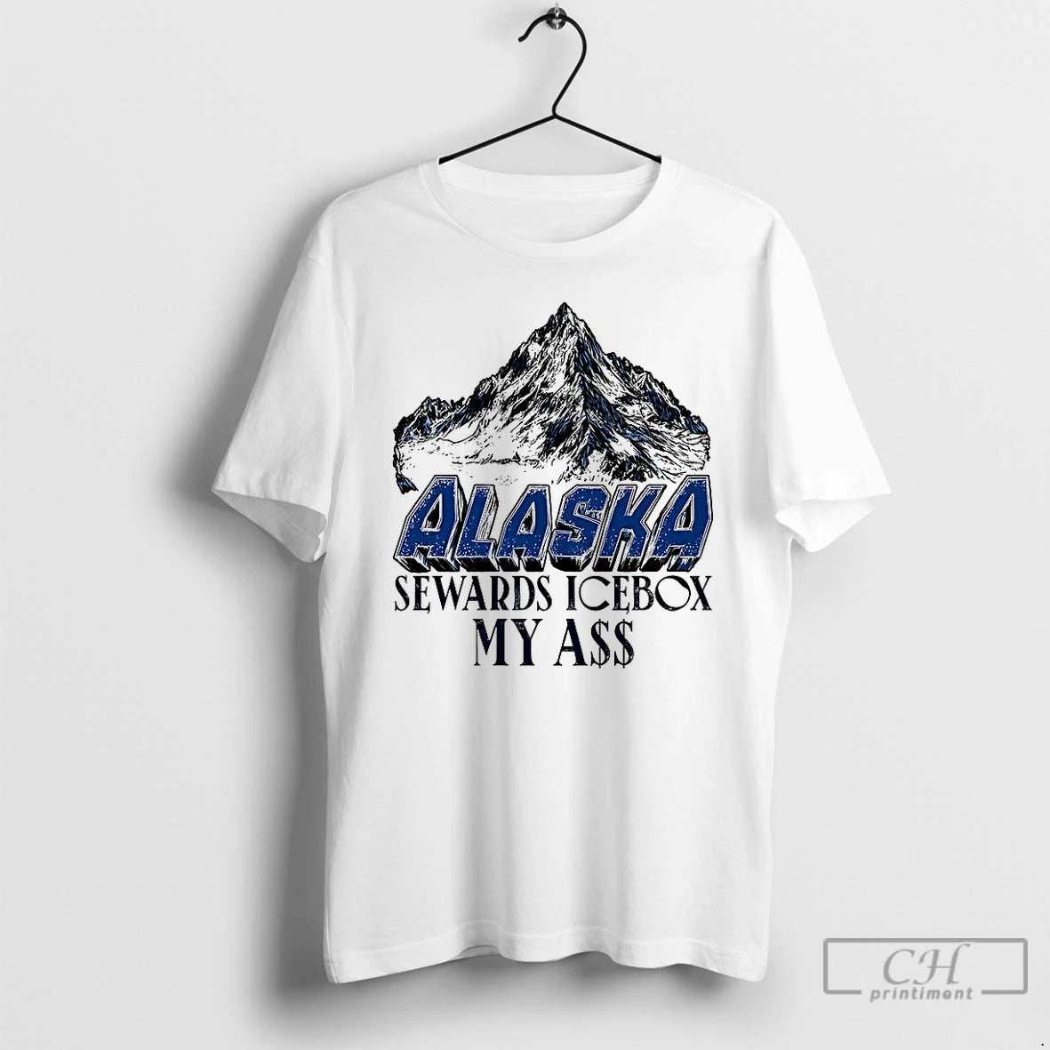 Classic Alaska Mountains Sewards Icebox My Ass Shirt Hoodie Sweatshirt | PurePodTees.com