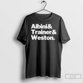 Classic Albini And Trainer And Weston Christmas T Shirts