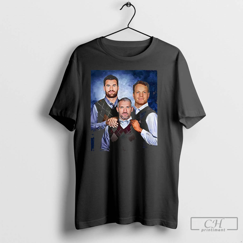 Classic Alexander Ovechkin Tom Wilson And John Carlson Step Brothers T Shirts Hoodie Sweatshirt | PurePodTees.com