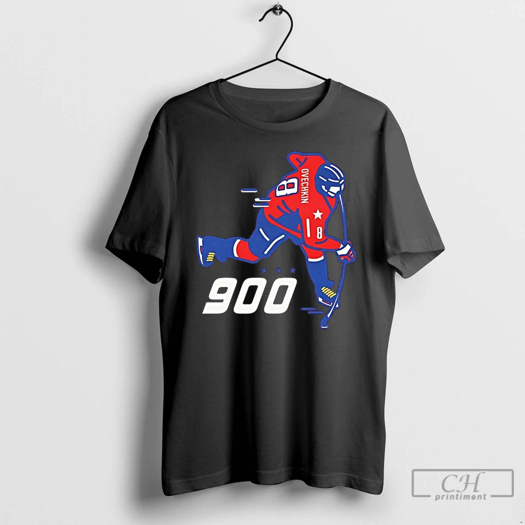Classic Alexander Ovechkin Scores The 900th Goal Of His Career Shirt Hoodie Sweatshirt | PurePodTees.com