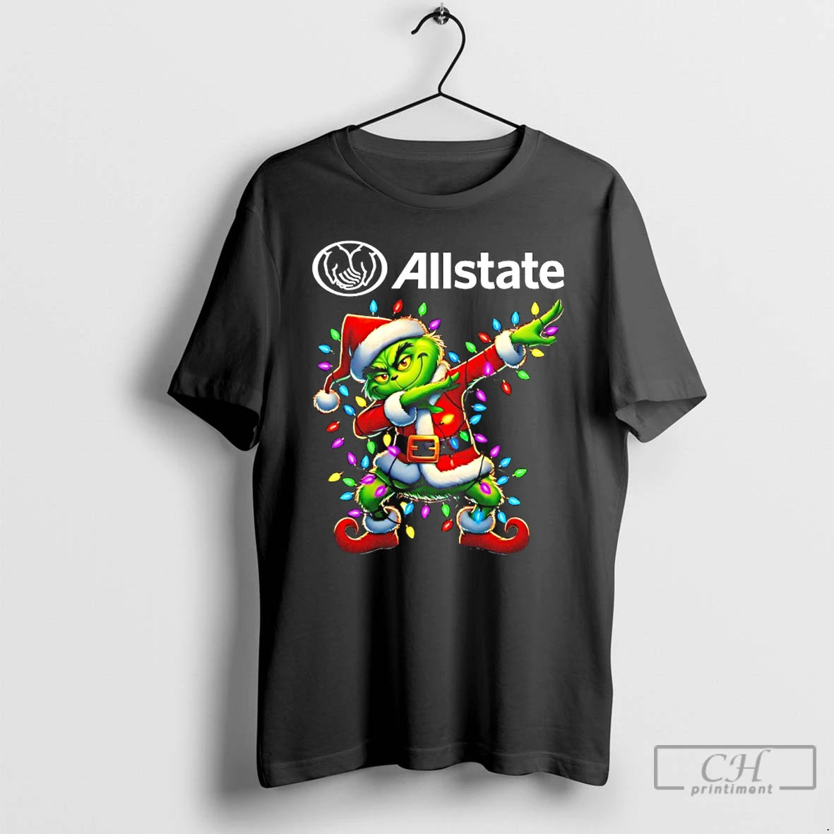 Classic Allstate X Grinch Dabbing Christmas 2025 T Shirts