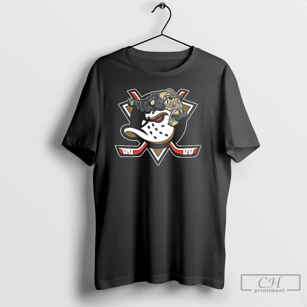 Classic Anaheim Ducks Hockey Soldier Logo Shirt Hoodie Sweatshirt | PurePodTees.com