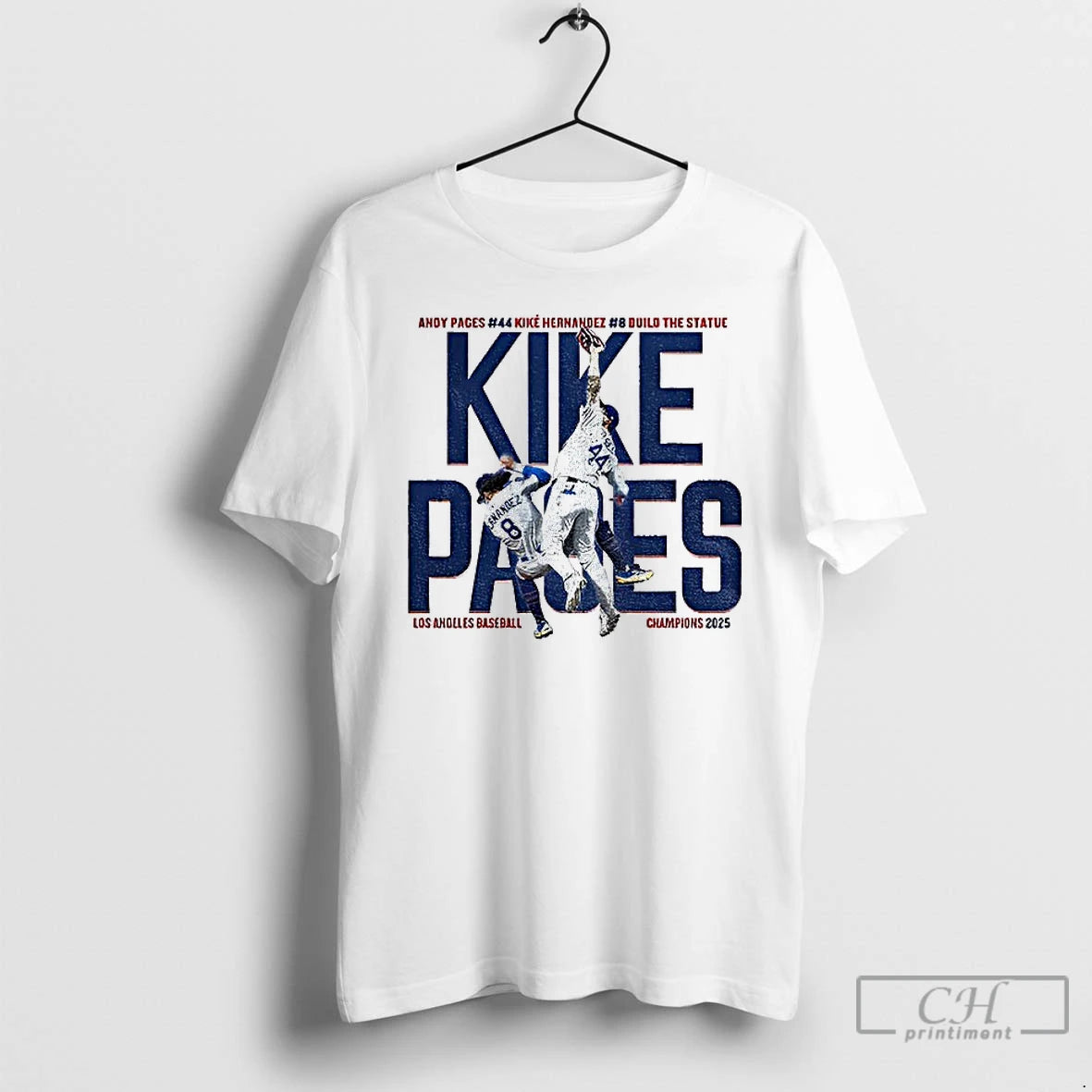 Classic Andy Pages Catch Dodgers World Series Game 7 Saving Build The Statue T Shirts