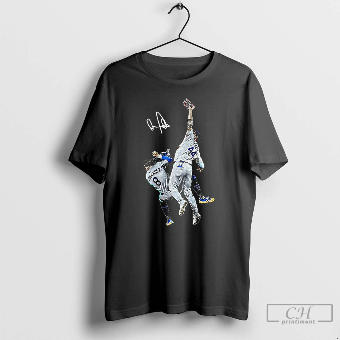 Classic Andy Pages The Catch World Series Signature Baseball Iconic Moment T Shirts Hoodie Sweatshirt | PurePodTees.com