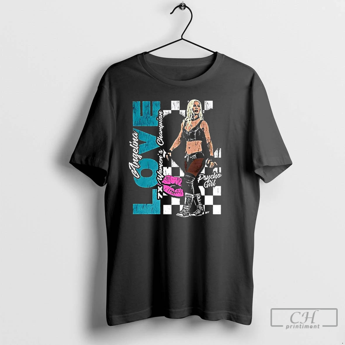 Classic Angelina Love Tna Wrestling 7x Womens Champion Retro T Shirts