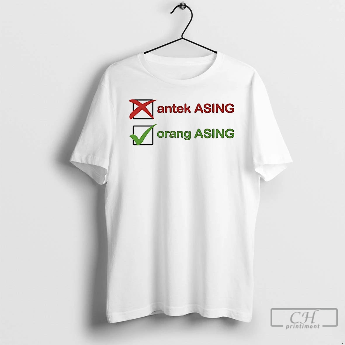 Classic Antek Asing Orang Asing T Shirts