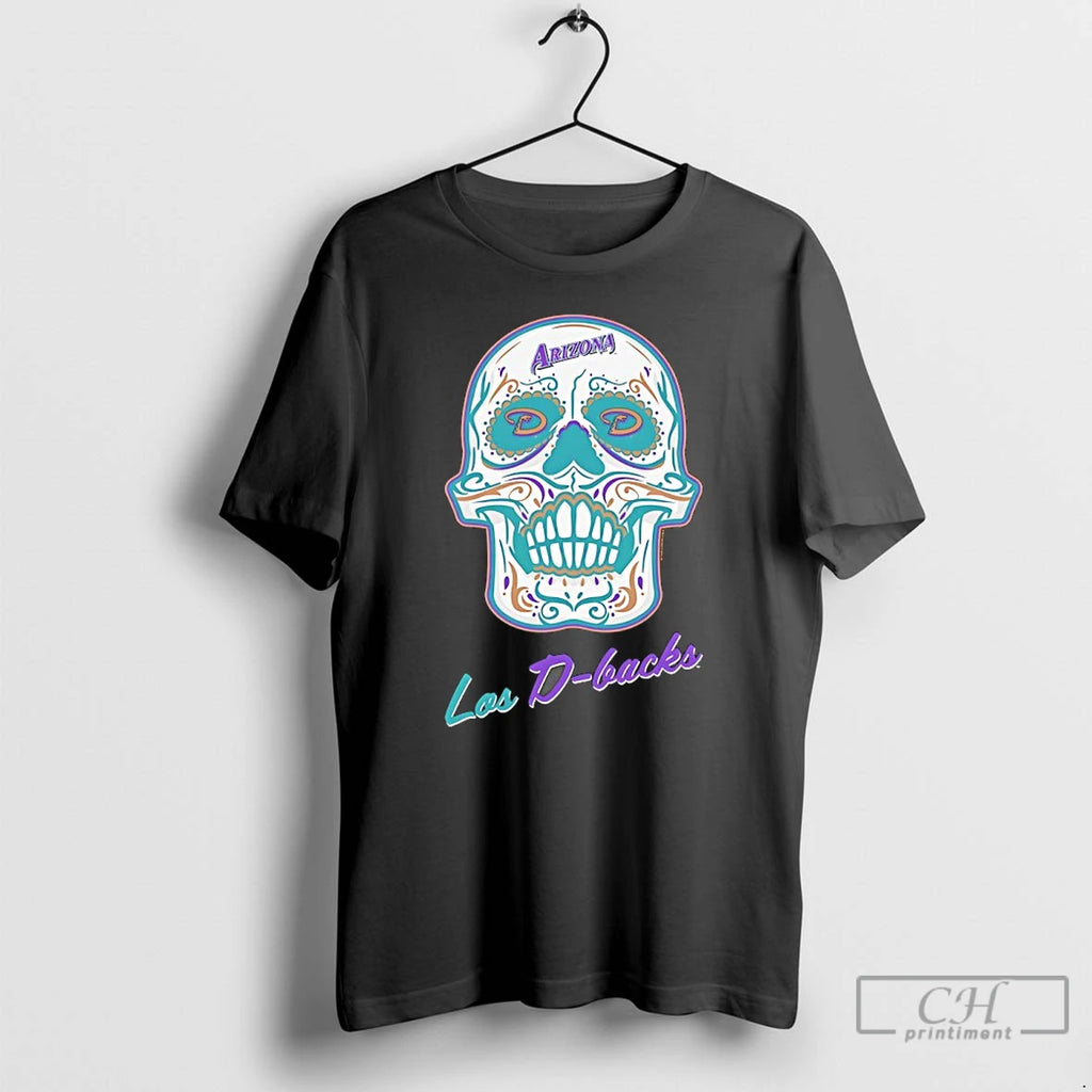 Classic Arizona Diamondbacks Sugar Skull Boxy Shirt Hoodie Sweatshirt | PurePodTees.com