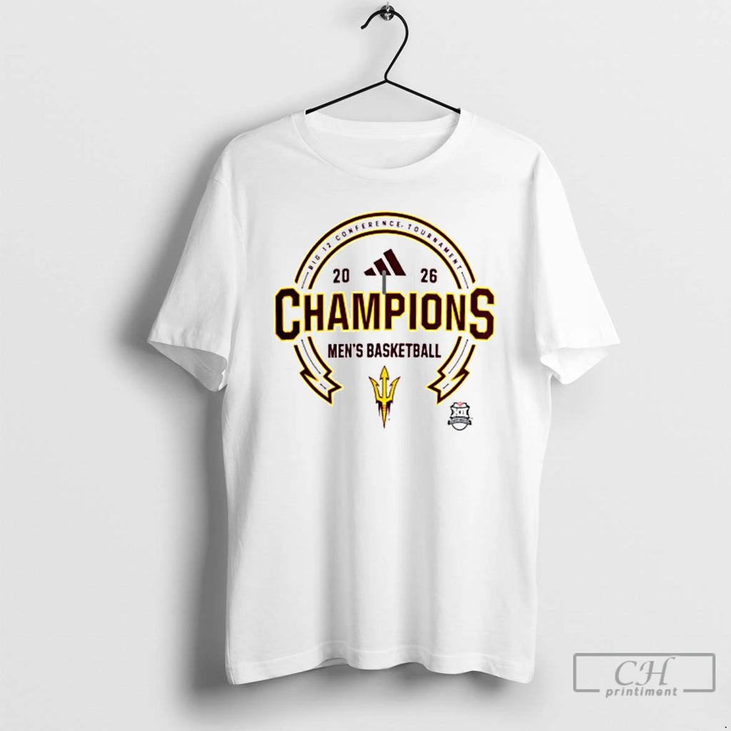 Classic Arizona State Sun Devils Mens Basketball Big 12 Champions 2026
