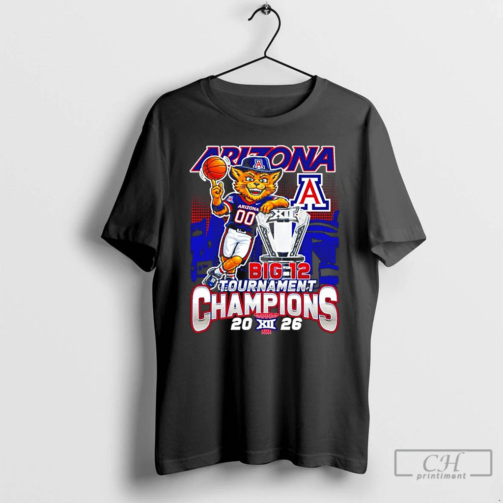 Classic Arizona Wildcats Big 12 Conference Champions 2026 Mascot